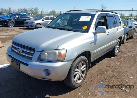 2006 Toyota Highlander Hybrid Limited V6 from USA, damaged, VIN JTEEW21A560019431